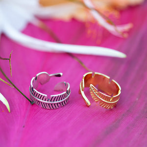 BANANA LEAF RING ⌲ Gold 925